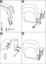 Armsteun Smart ForTwo 2007-2014