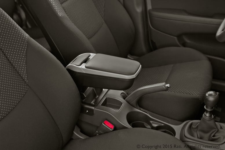 elegant Koreaans Product Armsteun SEAT LEON (+12V Cable) 2020- [METAL GREY] (ARM2) | Armsteun Seat |  BILA