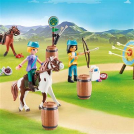 PLAYMOBIL 70331 SPIRIT BOOGSCHIETEN TE PAARD