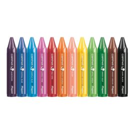 WASKRIJTJES MAPED COLORPEPS 12 STUKS