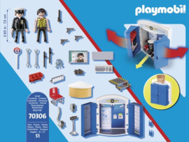 PLAYMOBIL70306 SPEELBOX Politiebureau