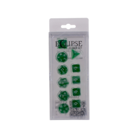 DICE ECLIPSE FOREST GREEN 11 DICE SET