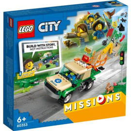 Lego City 60353 Wilde Dieren Reddingsmissies