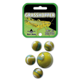 Knikkers grasshoppers 20 + 1 stuks