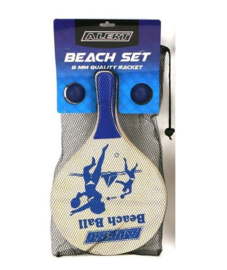 BeachBal set Luxe Hout Assorti