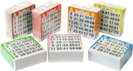Bingo Kaarten 500 Stuks