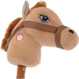 Stokpaard Plush Bruin 68cm