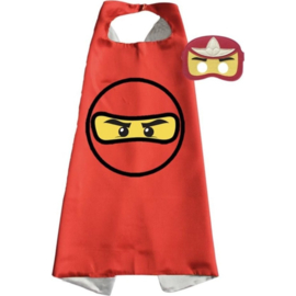 Jobber - Cape - Masker - Ninjago - Rood