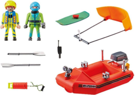 Playmobil 70144 Redding Op Zee: Kitesurfersredding Met Boot