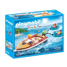 Playmobil Family Fun 70091 Motorboot Met Funtubes
