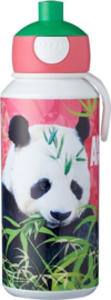 Mepal Pop-up Drinkfles - 400 ml - Animal Planet Panda