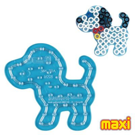 Hama Maxi Strijkkralen Grondplaat Hond Transparant