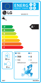 LG-WH20S.F5 Warmtepompboiler 200L 230V KA19696