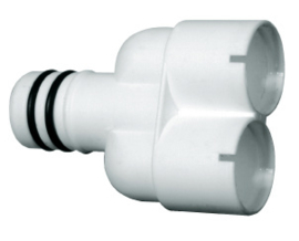 3 Weg Y connector 20mm voor flexibele condensslang