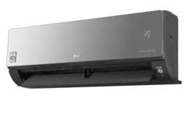 LG AC24BK R32 7,0 kW Artcool Black Mirror inverter Binnen en buitenunit