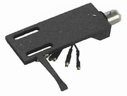 Jelco TopQ SME-type headshell zwart - vaste vinger lifter HS-25
