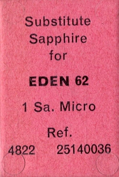 Eden 62 pick-upnaald