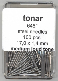 Stalen naald Medium Loud Tone 17.0 x 1.4 mm.