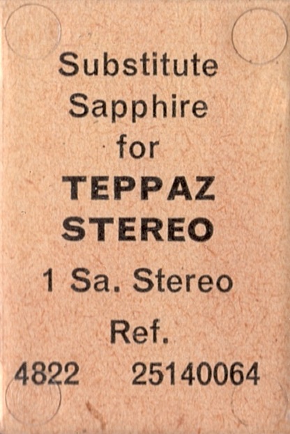 Teppaz Stereo pick-upnaald