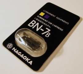 Nagaoka BN-7B cartridge montageschroefjes kleur zwart