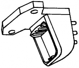 Bang & Olufsen adapter voor MMC20 /  RETMA =Tonar 3156