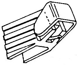 Dual DN 249 E zwart pick-upnaald ORIGINEEL