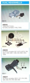 Dual headshells overzicht MicroMel