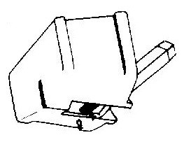 Sony NS113 P / VM 9 P pick-upnaald ELLIPTISCH