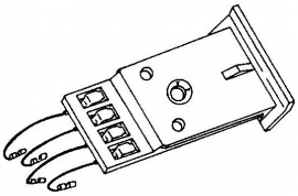 BSR BDS90 A-111875 headshell = Tonar 3097