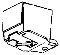 Aiwa AN11 pick-upnaald
