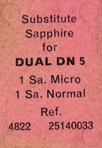 Dual DN-5 pick-upnaald