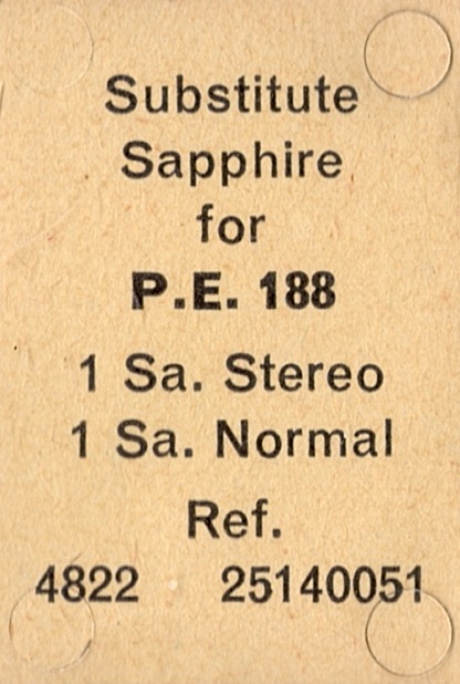 Perpetuum Ebner PE-188 pick-upnaald