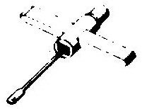 Astatic N45 45D pick-upnaald