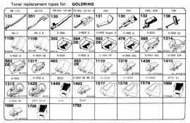 Overige typen Goldring: Tonar-vervangers