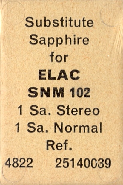 Elac SNM-102 pick-upnaald