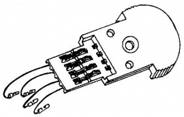 BSR A-112016 headshell = Tonar 3098