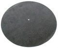 Tonar Black Leather Player Mat / draaitafel/platenspeler-mat