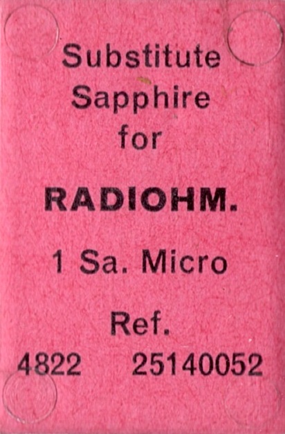 RadioHM Mono pick-upnaald