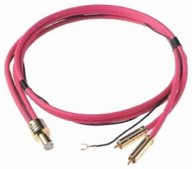 Jelco toonarm high end aansluitkabel recht connector verguld