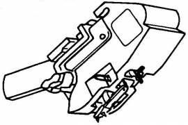 Dual platenspeler pick-upelementen