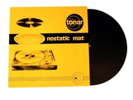 Tonar Nostatic Mat Black rond 300 mm / dik 2 mm