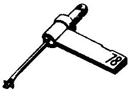Astatic N74 pick-upnaald