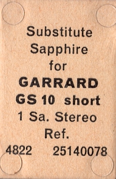 Garrad GS-10 short pick-upnaald