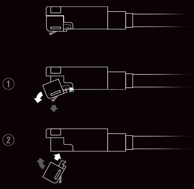 Audio Technica ATN3600 LC pick-upnaald ORIGINEEL