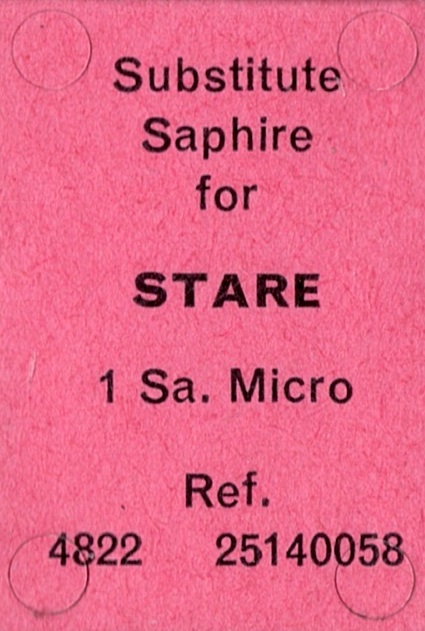 Stare pick-upnaald
