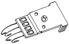 BSR BDS80 A-111497 headshell = Tonar 3096