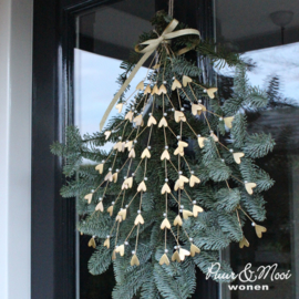 Mistletoe Gold Matt | Large 43 cm | Bastion Collections