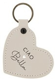 Sleutelhanger Heart | Ciao Bella | Naturel | Bastion Collections