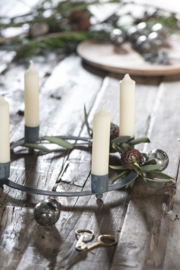 Kerstballen Mini Metal Chips | Moss Green | Zakje 7 stuks | IB Laursen