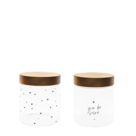 Voorraadpot Houten Deksel | Joie de Vivre | Small | Bastion Collections